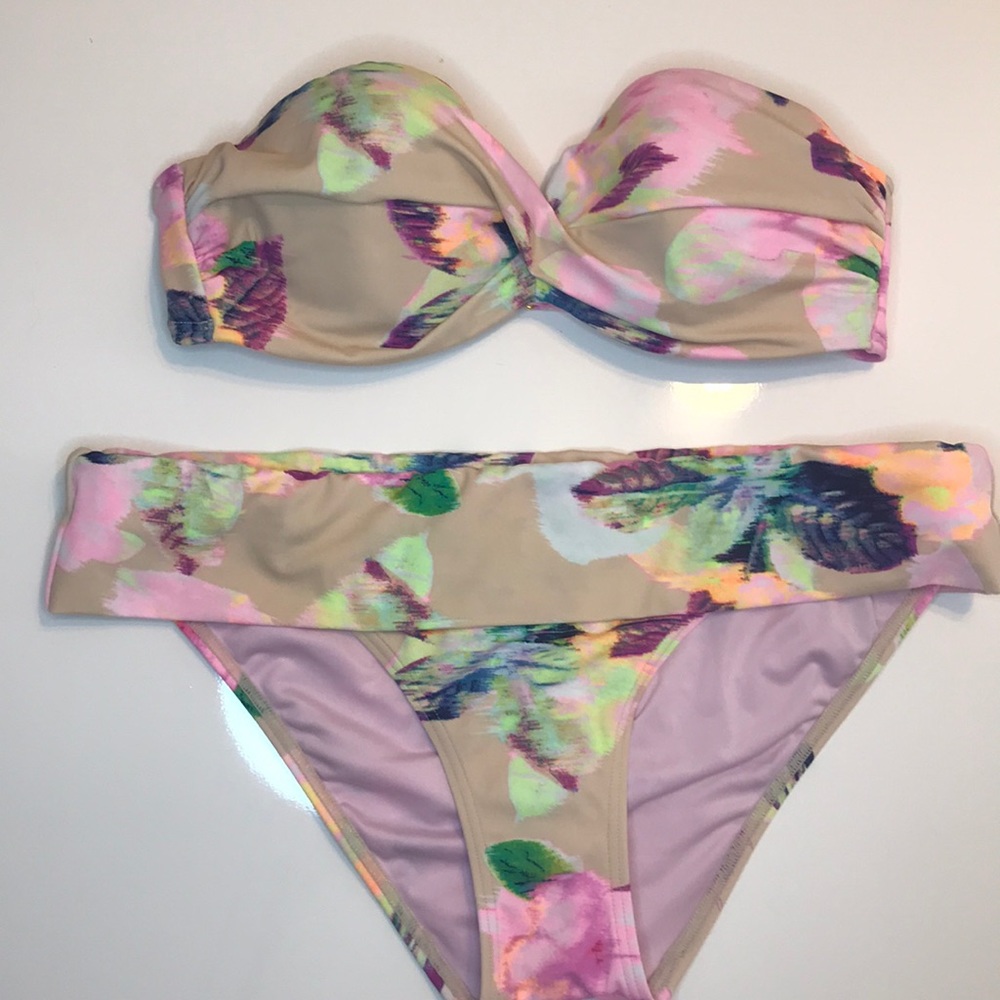 Victoria secret bandeau bikini set